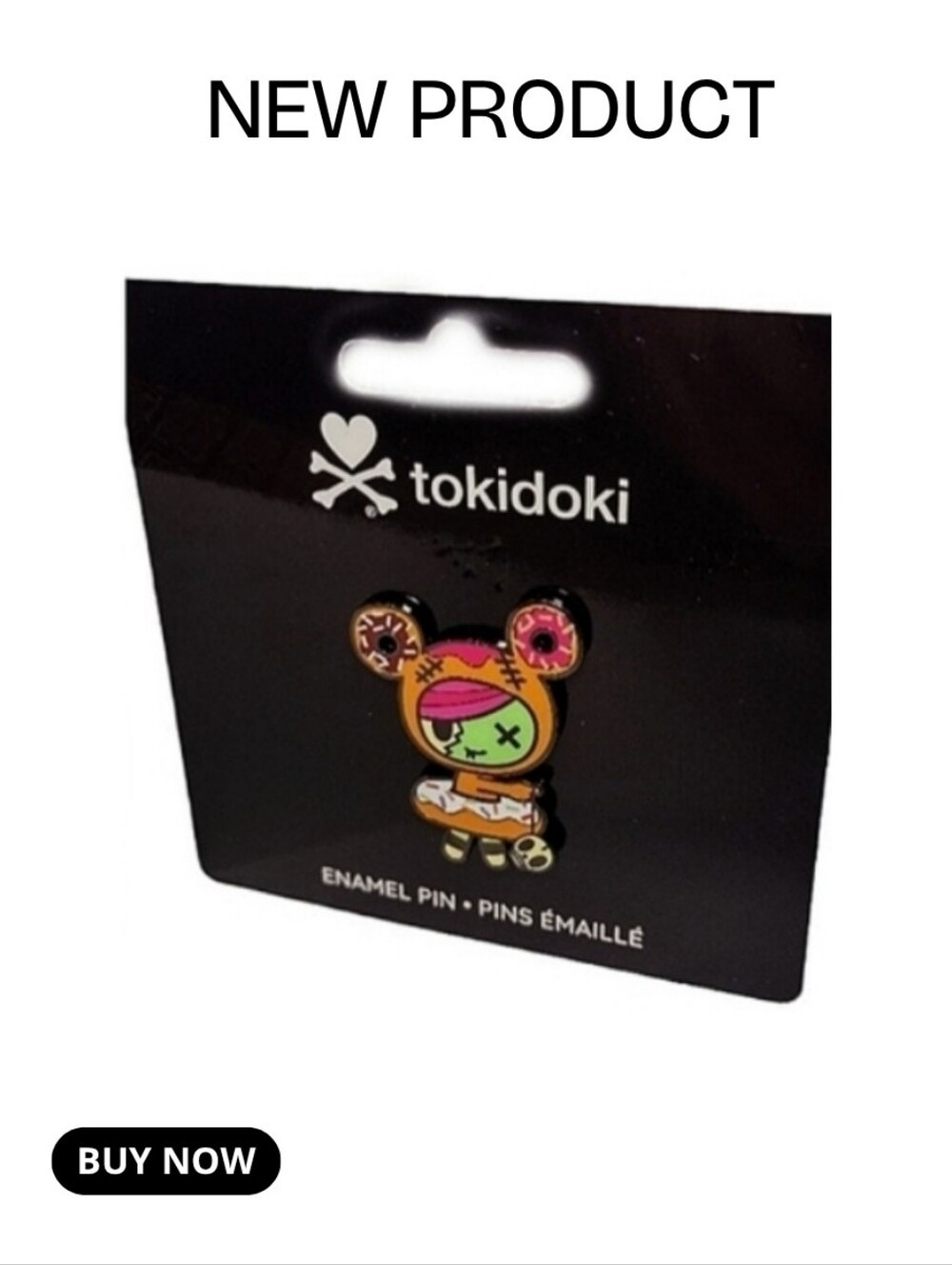 NEW Tokidoki Enamel Pin "Unicorno After Dark Series 1" Donutella Halloween